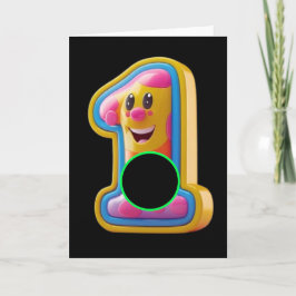 Cartão Golfe. Buraco num.