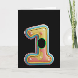 Cartão Golfe. Buraco num só tacada.