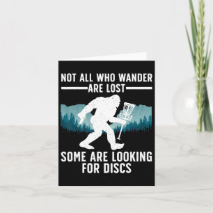 Cartão Golfe De Disco Engraçado Para Homens Mulheres De P