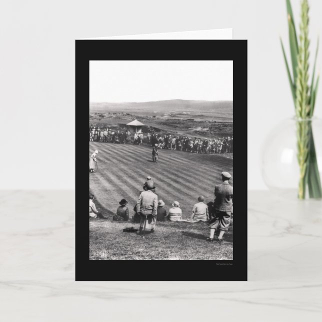 Cartão Golfe em Scotland 1926 (Frente)