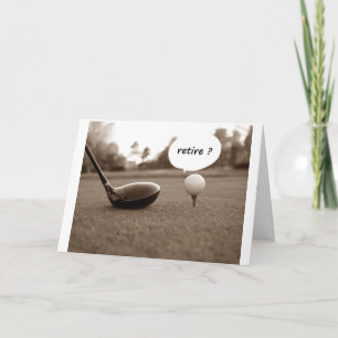 CARTÃO GOLFER ***PARABÉNS DE REFORMA***