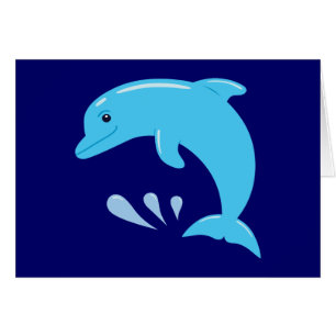 Cartão Golfinho Bonito