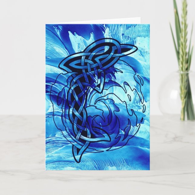Cartão Golfinho Celta (Frente)