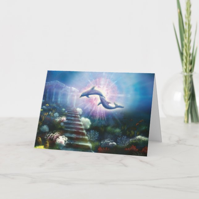 Cartão Golfinhos de Nori (Frente)