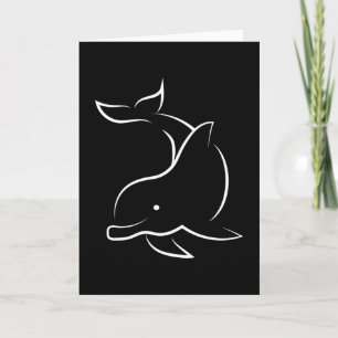 Cartão Golfinhos Golfinho Mar Animais Oceano Água Present