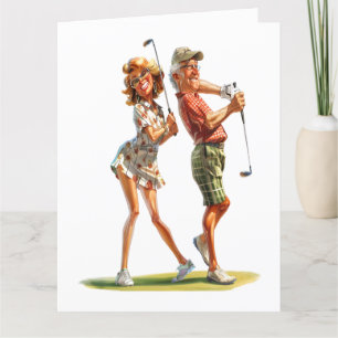 Cartão Golfistas Seniores Sensacionais