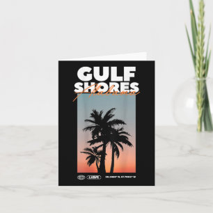 Cartão Golfo - Alabama Summer Palm Vacing Usa