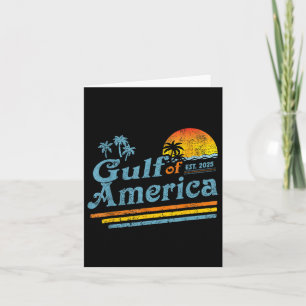 Cartão Golfo De Bandeira Americano 2025