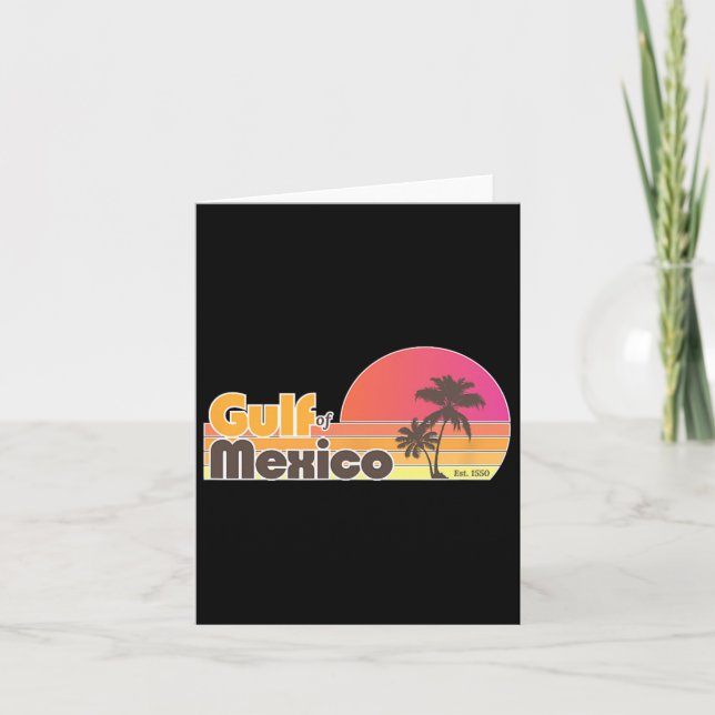 Cartão Golfo Do México (Frente)
