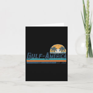 Cartão Golfo Dos Eua América Oriental 2025 Retro Vintage