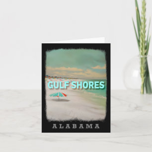 Cartão Golfo Shores Alabama Al Beach Sd480