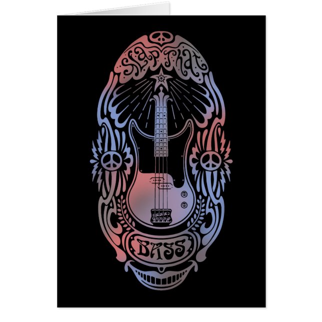 Cartão Golpeie esse baixo (Frente)