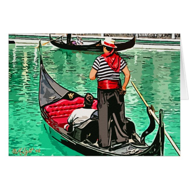 Cartão Gondolier (Frente Horizontal)