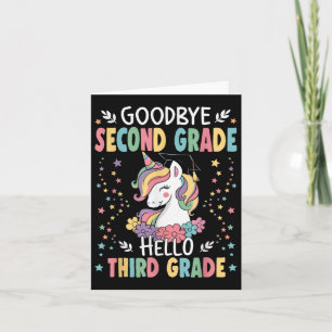 Cartão Goodbye 2º ano Alô 3º grau Graduação