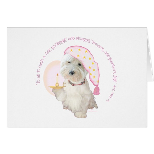 Cartão Goodnight Pink (Frente Horizontal)