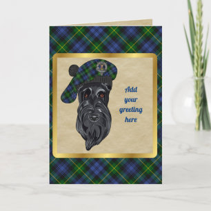 Cartão Gordon Badge & Tartan Personalized Card