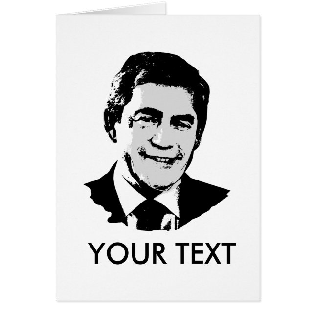 Cartão Gordon Brown (Frente)