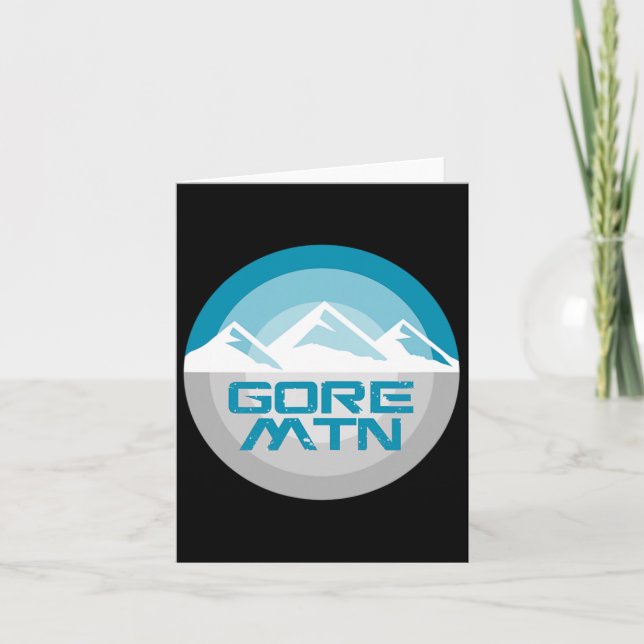 Cartão Gore Mountain Ny Graphic Snowboard Ski T (Frente)