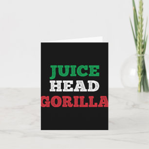 Cartão Gorila Cabeça de Suco Jardim Nova Jersey Nj Costa 