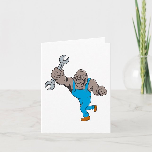 Cartão Gorilla Mechanic (Criador carregado)