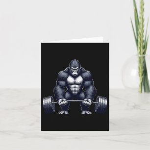 Cartão Gorilla Weising Malhação Gym Training Bodybui