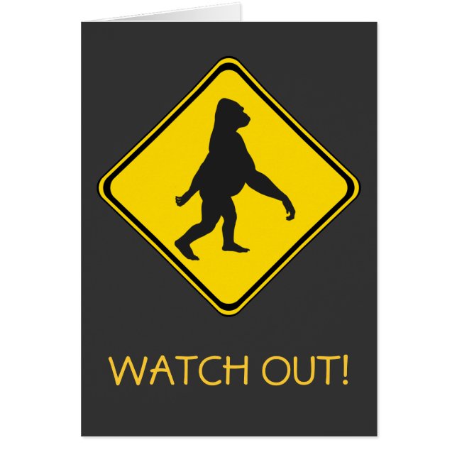 Cartão Gorilla Xing! (Frente)