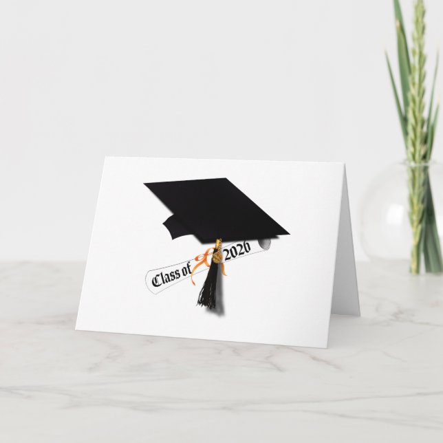 Cartão Gorro de Formatura Turma de 2026 Graduação (Frente)