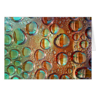 Cartão Gotas Arco-Íris