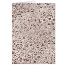 Cartão Gotas de água da Sepia