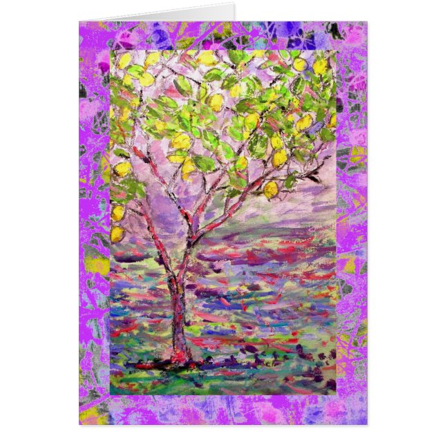 Cartão gotejamento de limão (Frente)