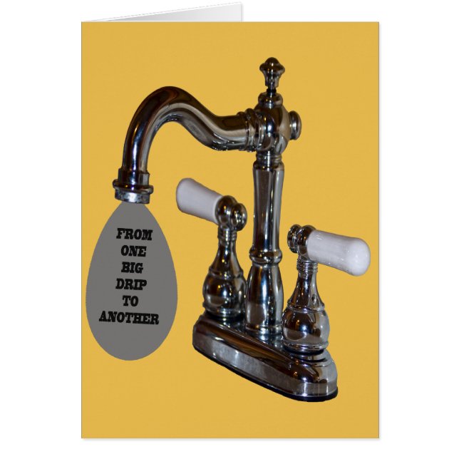 Cartão Gotejamento grande (Frente)