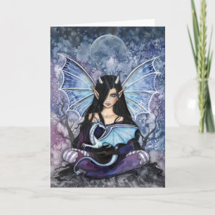 Cartão Gothic Dragon Fairy Card Notecard
