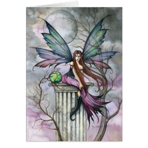 Cartão Gothic Fantasy Fairy Art Card