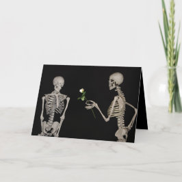 Cartão gótico do amor