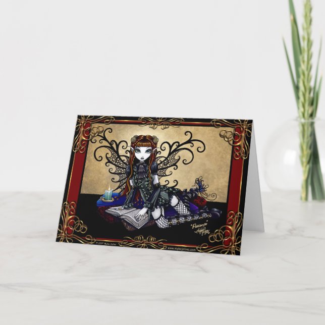 Cartão Gótico "Paciência" (Frente)