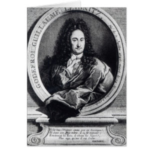 Cartão Gottfried Wilhelm Leibniz