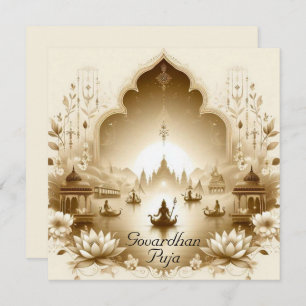 Cartão Govardhan Puja