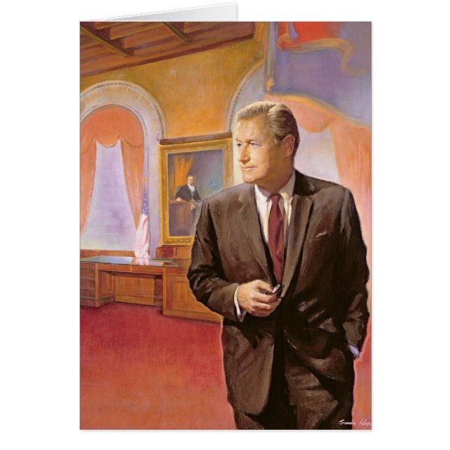 Cartão Governador Nelson A. Rockefeller (Frente)
