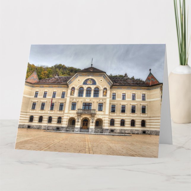 Cartão Governo House Of Liechtenstein (Frente)