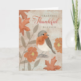 Cartão Graças a Deus, Bendito Robin