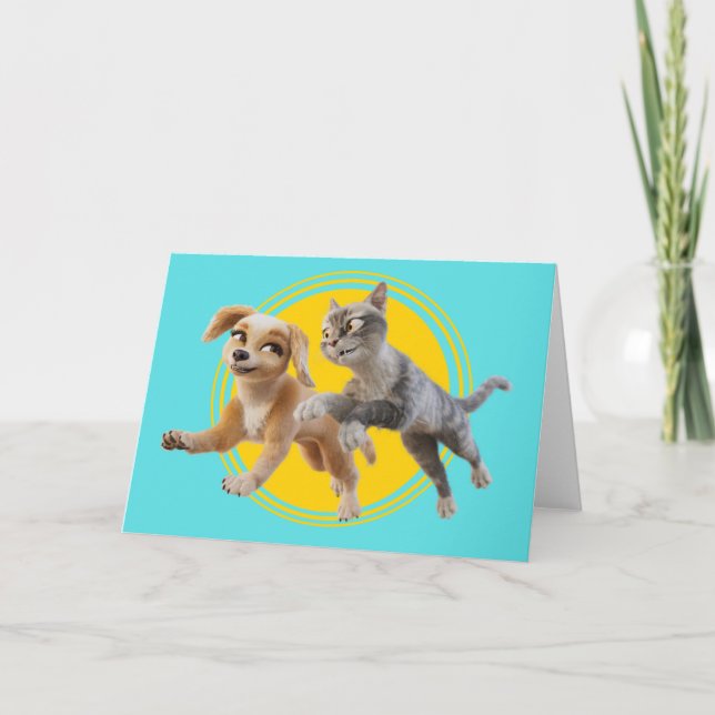 Cartão Gracie & Pedro Unleash (Frente)