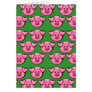 Cartão Grades Rosa-Cinza