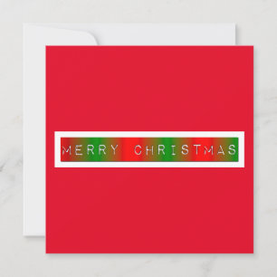 Cartão Gradiente Feliz de Natal