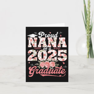Cartão Graduação 2025 Nana Orgulhosa De Uma Placa De Form