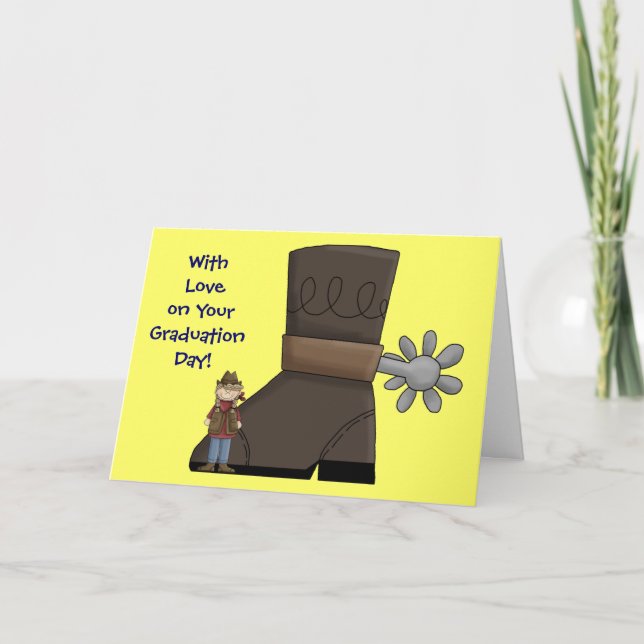 Cartão Graduação Boot & Spur - Ocidental (Frente)