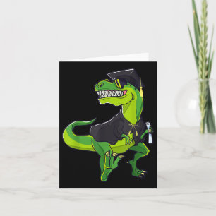 Cartão Graduação Cl De 2025 Graduação Funny Dinosaur T-re