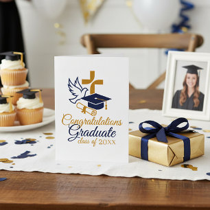Cartão Graduação Cristã Personalizada