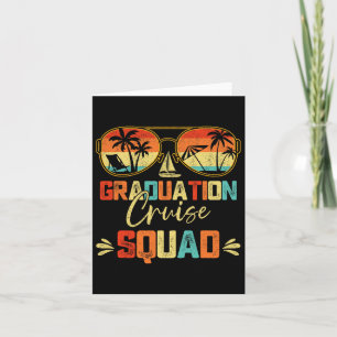 Cartão Graduação Cruise Squad 2025 Funny Cruising Gradua