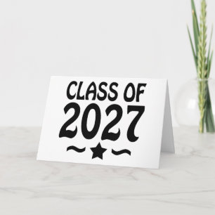 Cartão Graduação da Turma Estelar de 2027