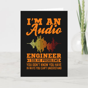Cartão Graduação de engenharia sofisticada no Engenheiro 